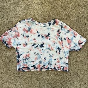 Tie dye crop